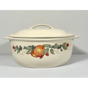 Corelle Coordinates Abundance 2.5 Qt Stoneware Dutch Oven Casserole Dish Lid