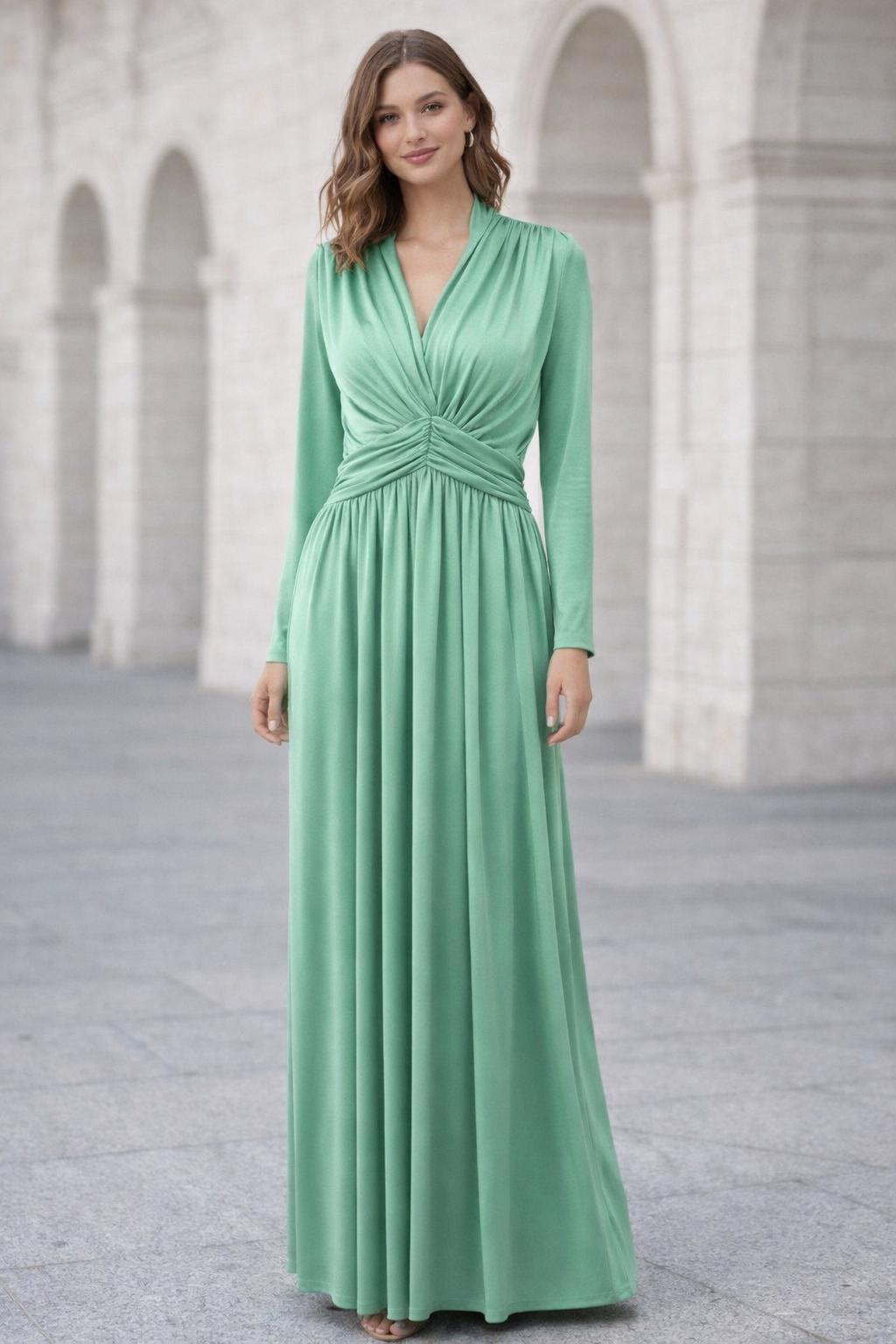 70's Style Disco Dress Green - Etsy