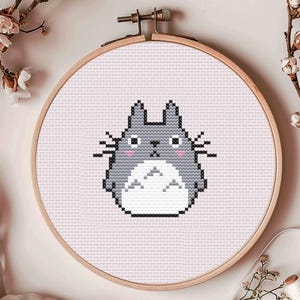 Anime Cross Stitch Pattern: Easy Design (PDF Pattern)