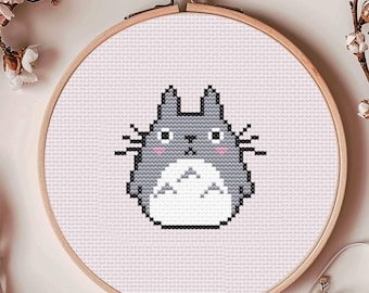 Anime Cross Stitch Pattern: Easy Design (PDF Pattern)