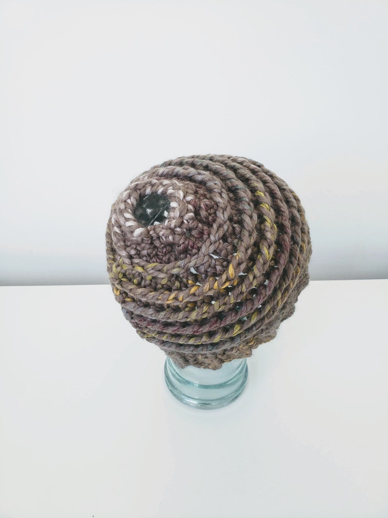 Crochet Bun Hat Ponytail Hat Crochet Top Knot Beanie READY TO SHIP Messy Bun Hat Knit Bun Hat