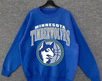Vintage Minnesota Basketball Shirt, Timberwolves Basketball 2024 NBA Sweatshirt, Minnesota Basketball Hoodie Gift