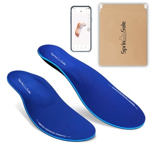 SprinSole custom insoles | pain relief orthotics with extra arch support for plantar fasciitis