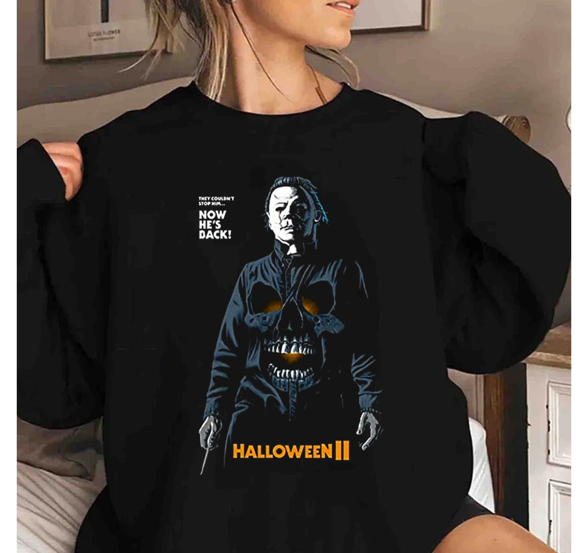 Michael Myer Halloween Sweatshirts, Horror Movie 2022 Halloween Sweatshirt