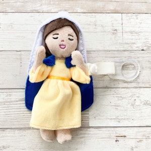 Pacifier Plush Toy | Mary Doll | Catholic Pacifier Soft Toys