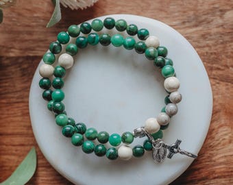 Life | Stretch & Wrap Rosary Bracelet