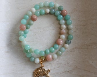 Gianna | Stretch & Wrap Rosary Bracelet