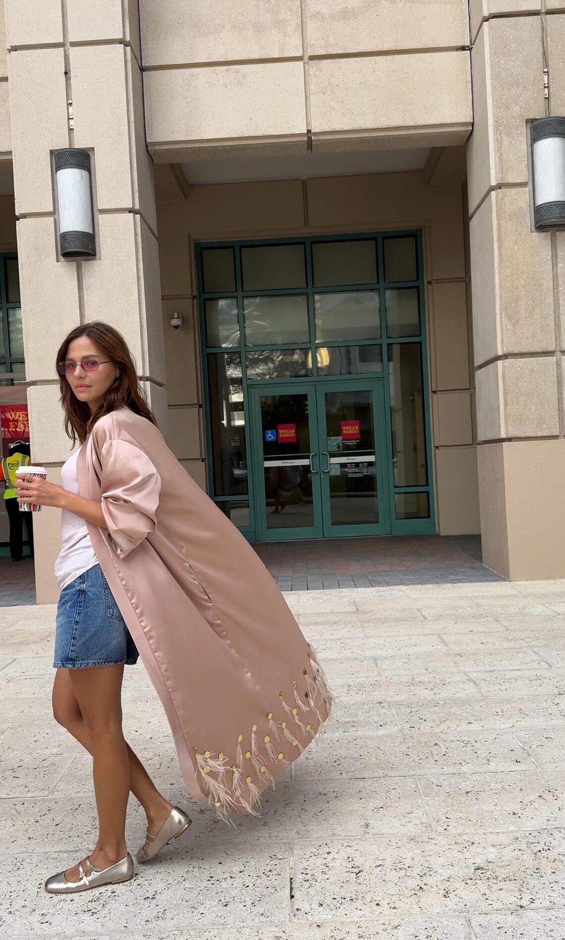 Soft Gold Trench Coat