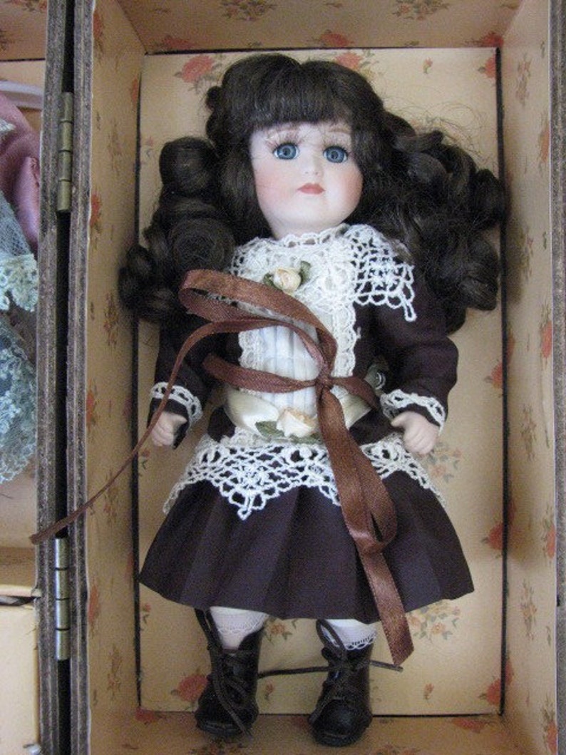 Trudy Traveler Collectible Porcelain Doll Complete with Etsy