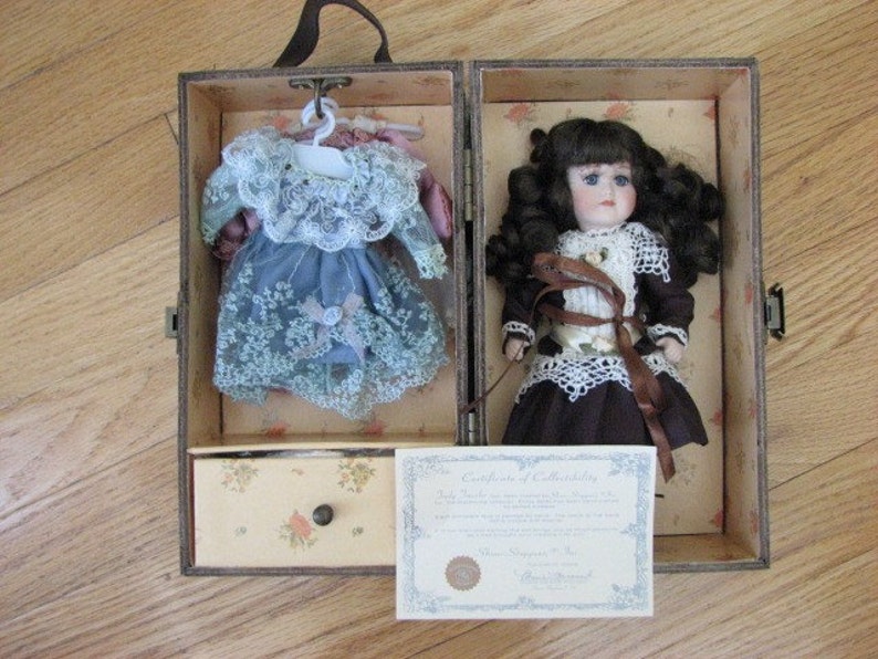 Trudy Traveler Collectible Porcelain Doll Complete with Etsy
