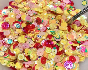 Sequin Mix “Fruit Salad” perfect for Shaker cards, embellishments, crafting and scrapbooking