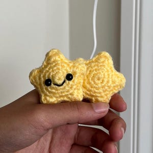 Yellow Star Crochet Plush | Handmade Star Amigurumi | Cute and Cozy Soft Toy | Perfect Gift for Star Lovers