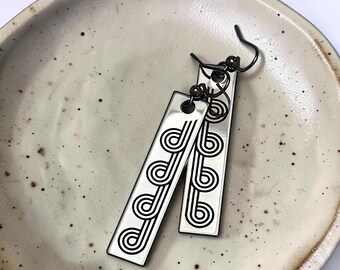 Coosa Earrings - Muscogee Creek Nation, Cherokee, Choctaw, Chickasaw and Southeastern Tribes design, traditional