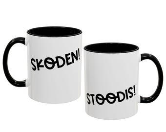 Skoden Stoodis Ceramic Coffee Mug | 2 sizes: 11oz or 15oz, 9 colors available