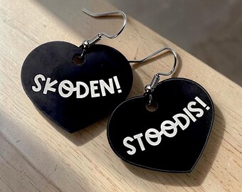 Skoden! Stoodis! Heart Earrings