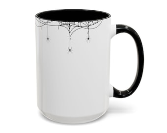 Spider Web Mug Halloween Coffee Mug