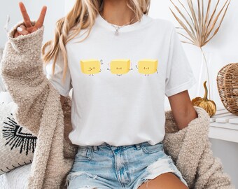 Butter Shirt Lustige T-Shirts Süßes Butter T-Shirt