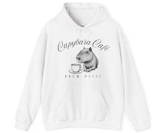 Capybara Cafe Hoodie Capybara Sweatshirt Capybara Hoodie Lustiges Tier Sweatshirt