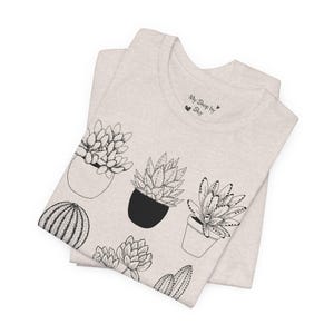 Succulent Shirt for Plant Lover Gift for Plant Lover Succulent T-Shirt Plant shirt Succulent Tee