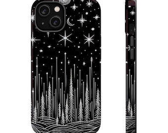 Celestial iPhone Case with Magnet Star Phone 16 Pro case night sky phone case iPhone 16 Case Star Phone Case