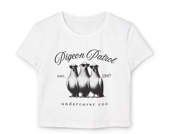 Pigeon damtröja med babymotiv, duvtröja för kvinnor, söt duvtröja