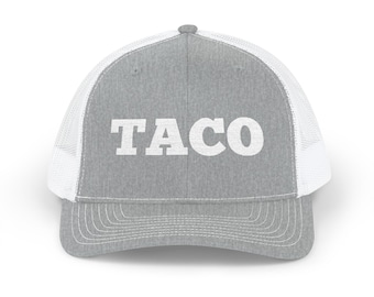 Gorra de taco sutil anti-Trump Gorra de camionero TACO Gorra de taco Gorra de Trump siempre se acobarda Gorra anti-Trump Gorra anti-MAGA