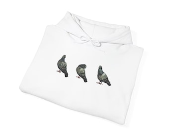 Taube Sweatshirt Taube Hoodie Vogel Sweatshirt Vogel Nerd Sweatshirt Weirdcore Kleidung seltsame Sweatshirt