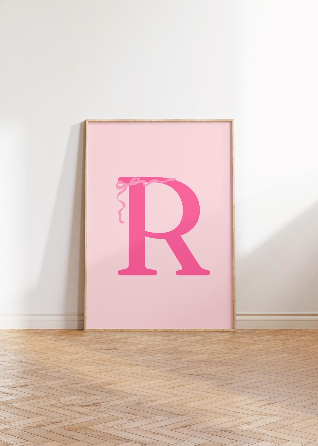 Letter R Poster, R Initial, Big Letters for Wall, Alphabet Letter Art ...