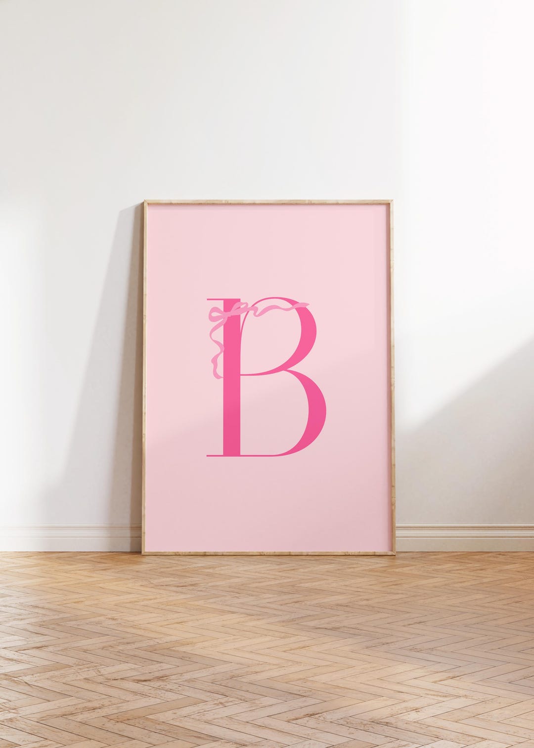 Letter B Poster, B Initial, Big Letters for Wall, Alphabet Letter Art ...