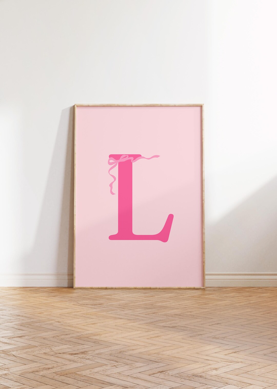 Letter L Poster, L Initial, Big Letters for Wall, Alphabet Letter Art ...