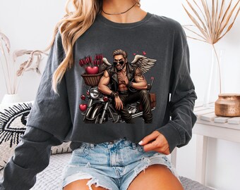 Sexy Cupid png|Cupid png|motorcycle png| biker png | biker valentines png