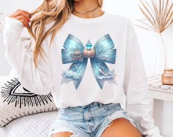 Cinderella Bow PNG, Disney Cinderella PNG, Cinderella PNG Sublimation Design Download, Coquette Bow Disney Png, Disney princess Png