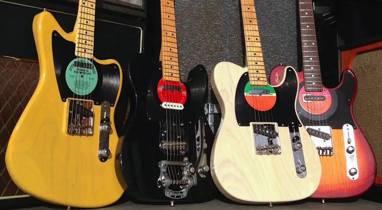Telecaster Vinyl Record Pickguard Custom Guitar Pickguard Protector Vintage Style (All images are from satisfied customers)