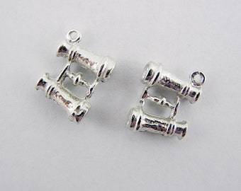 Pair of Pewter Binocular Charms