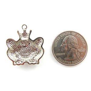 Textured Silver-tone Frog Prince Charm image 2