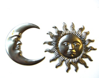 Set of Steel Die Moon and Sun