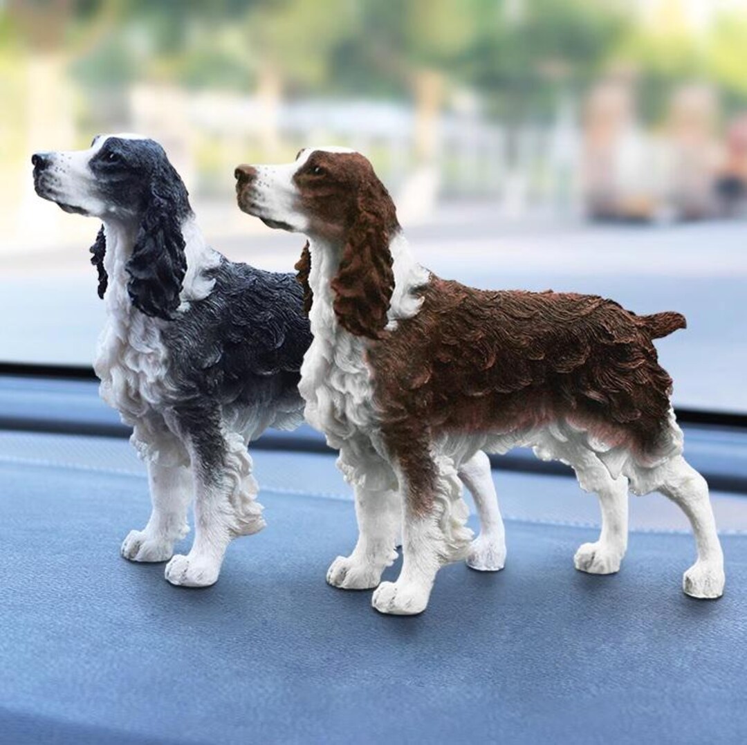 Hand-crafted English Springer Spaniel Action Figure Imitation Puppy Dog ...