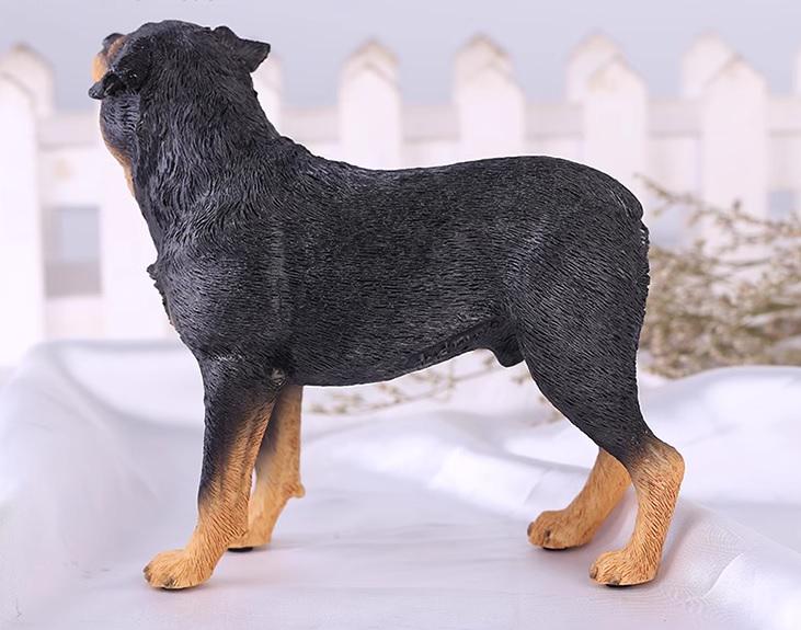 Buy Hand-crafted Resin Rottweiler Dog Miniature Action Figure