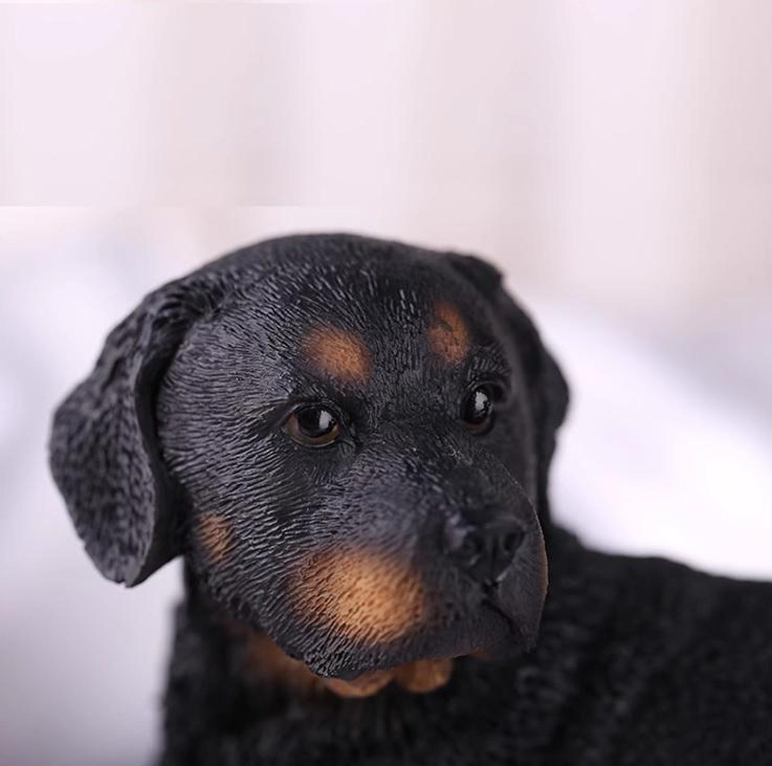 Hand-crafted Resin Rottweiler Action Figure Imitation Puppy Dog ...