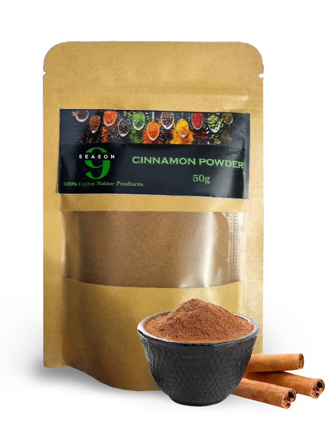 Ceylon Organic Cinnamon Powder 50g - Etsy Australia