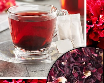 Organic Hibiscus Tea Herbal Red 25 Bags By 9Season