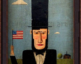 President Lincoln. Giclee Print by Tim Campbell
