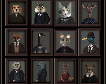 Victorian Animal Portraits By Tim Campbell