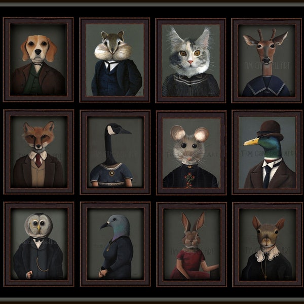 Victorian Animal Portraits By Tim Campbell