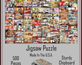 Retro Kitchens of the 50's & 60's Jigsaw Puzzle