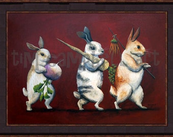 Rabbit Family by Tim Campbell