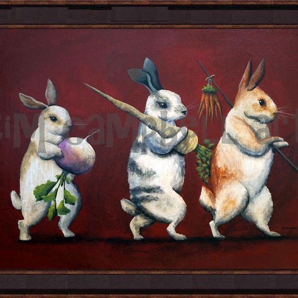 Rabbit Family by Tim Campbell