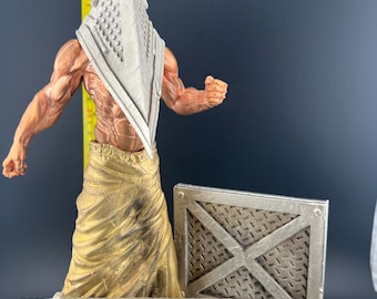 Silent Hill Pyramid Head 3D Print, Electroformed Copper Brass Nickel Model