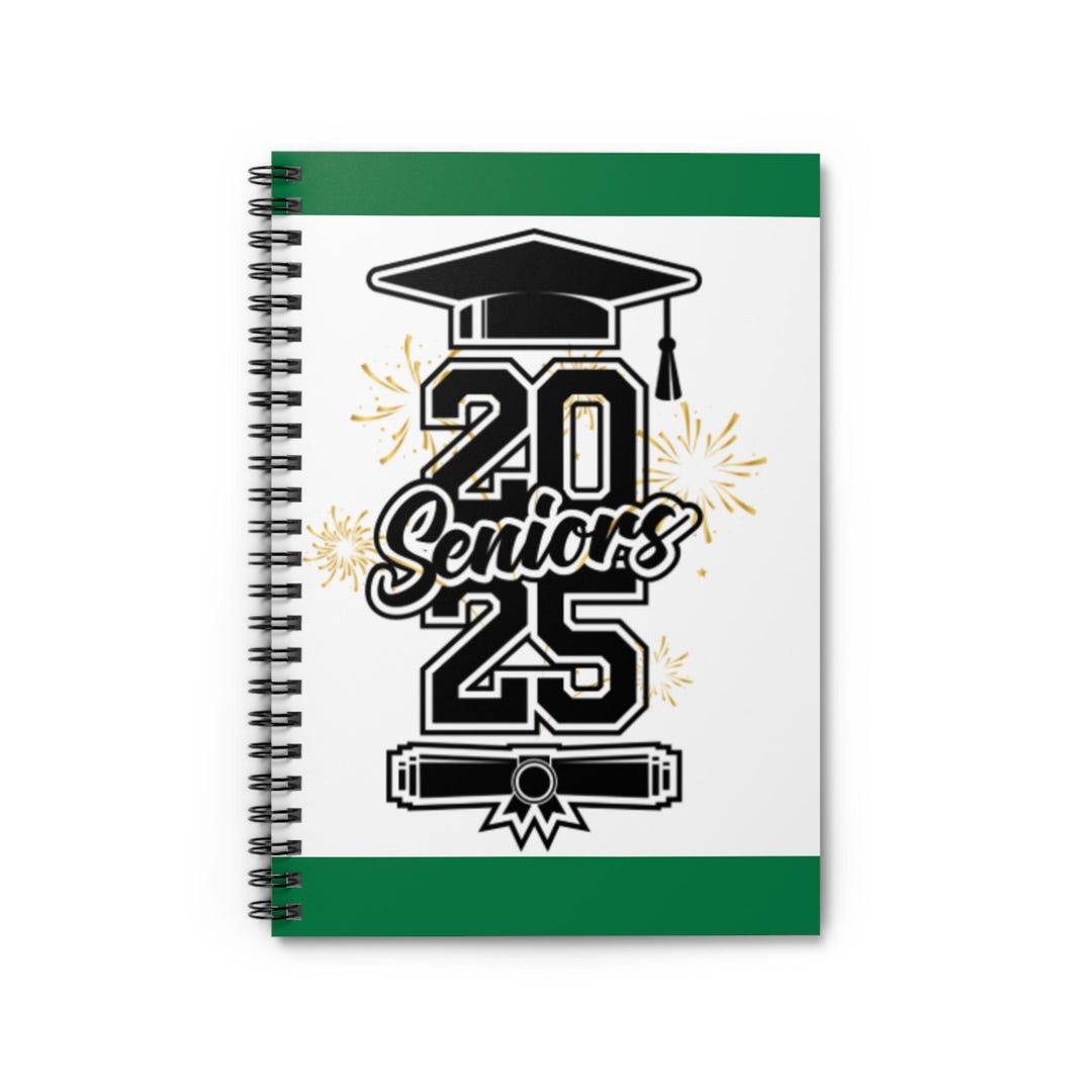Graduation Scroll Notebook Graduation Spiral Notebook - 2025 Seniors, Happy Graduation Journal ...