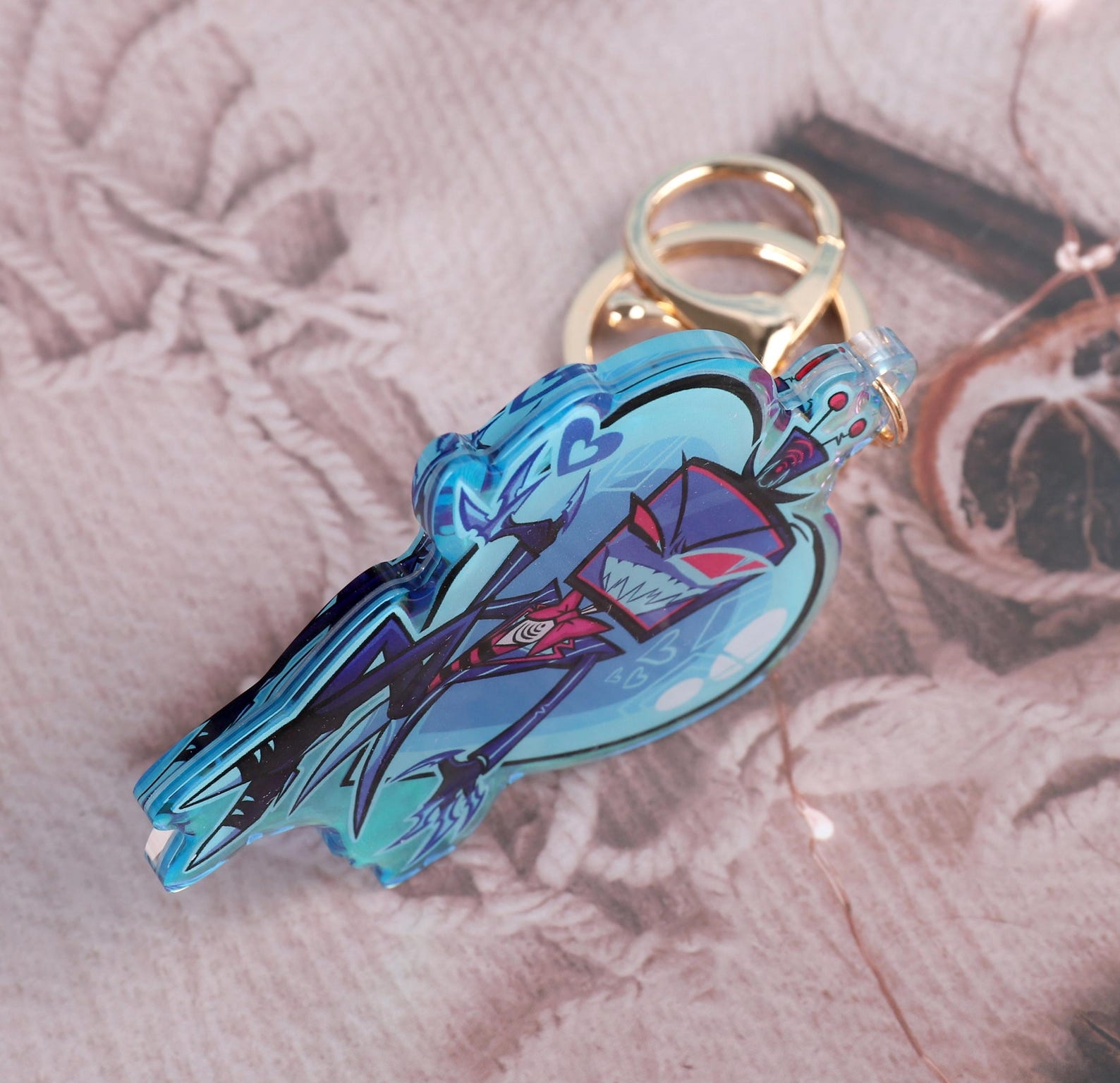 LIMITED | Hazbin Hotel Vox Charm - Etsy